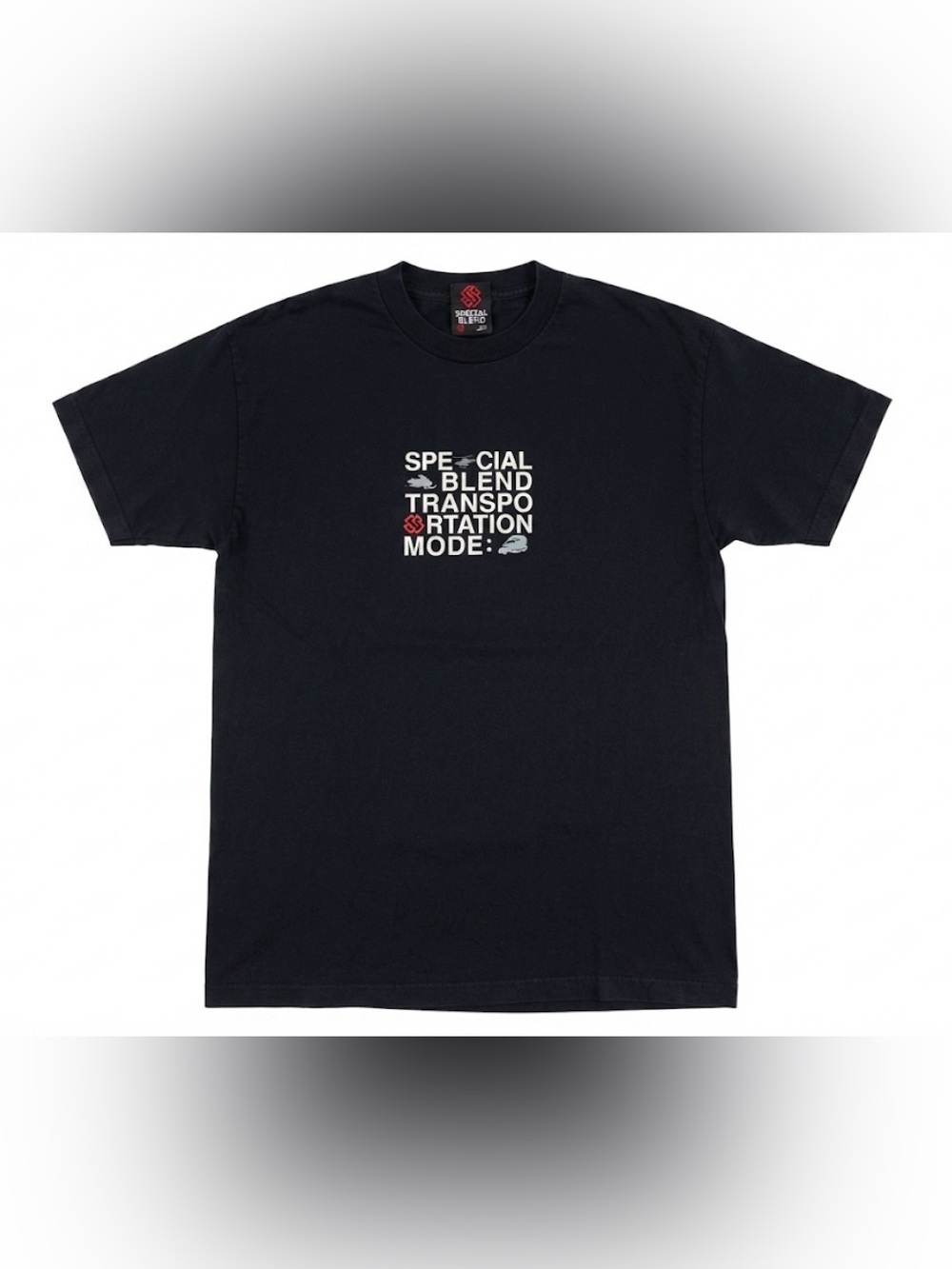 Vintage Special Blend Transportation Mode T-Shirt Men's L Black Snowboarding